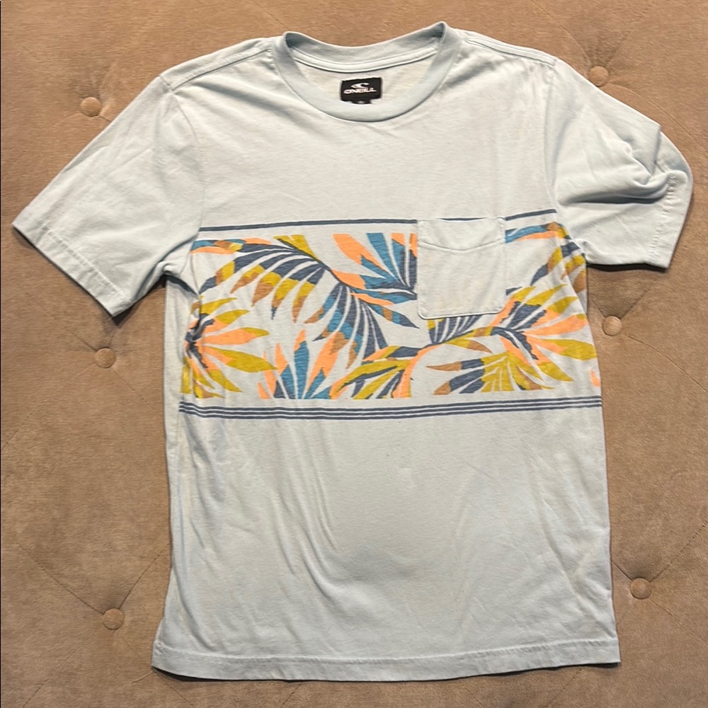 Boys Light Blue Graphic T-Shirt